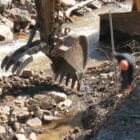 BTS-W Bucket Thumbs for sale Lifting Rocks - Rockland Manufacturing