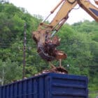 Excavator Rakes for sale Scooping Rubble - Rockland Manufacturing