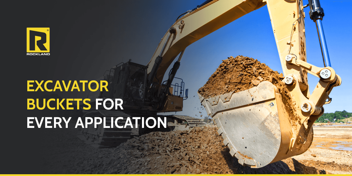 Rockland excavator bucket types