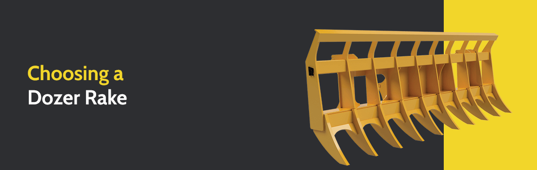 Rockland dozer rake attachments, land clearing rakes