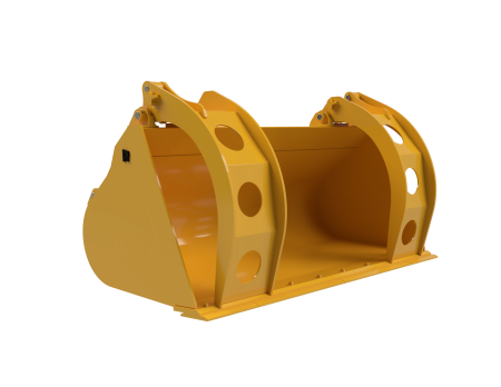 Light Material Bucket with Clamps